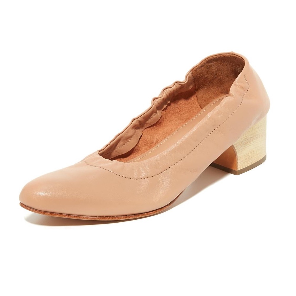 RACHEL COMEY Calder Block Heels in Camel (6)